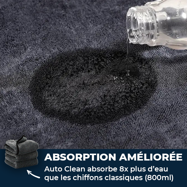 AutoClean - Chiffon microfibre XXL pour voiture